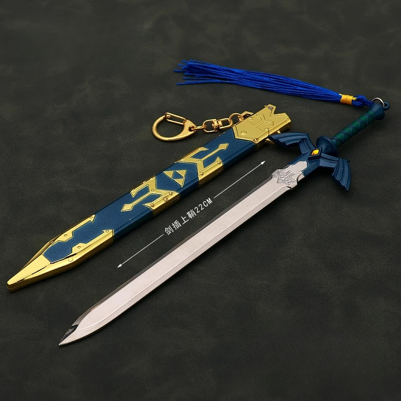 Gaming Console Zelda - Anime Zelda Link Master Sword Keychain