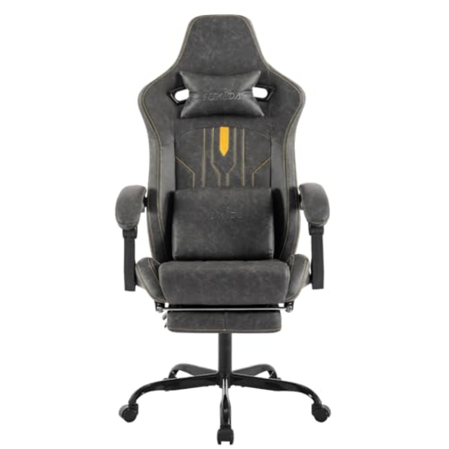 Gaming Chair Cushion - Gaming chair with footrest for home