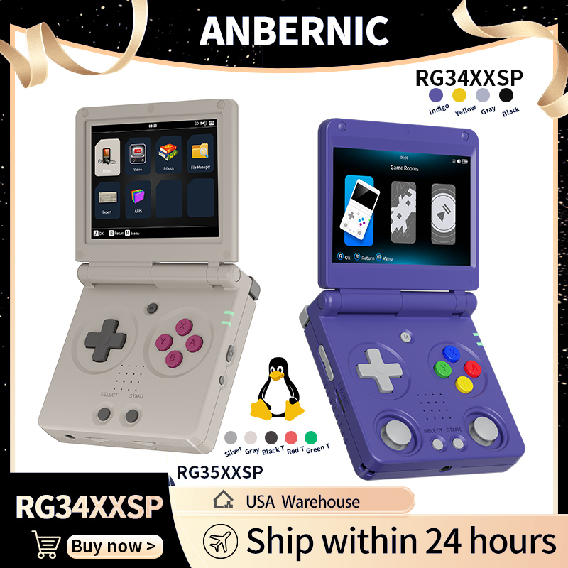 Anbernic RG34XXSP RG35XXSP Fli - đánh giá và giá Gaming Console Sale