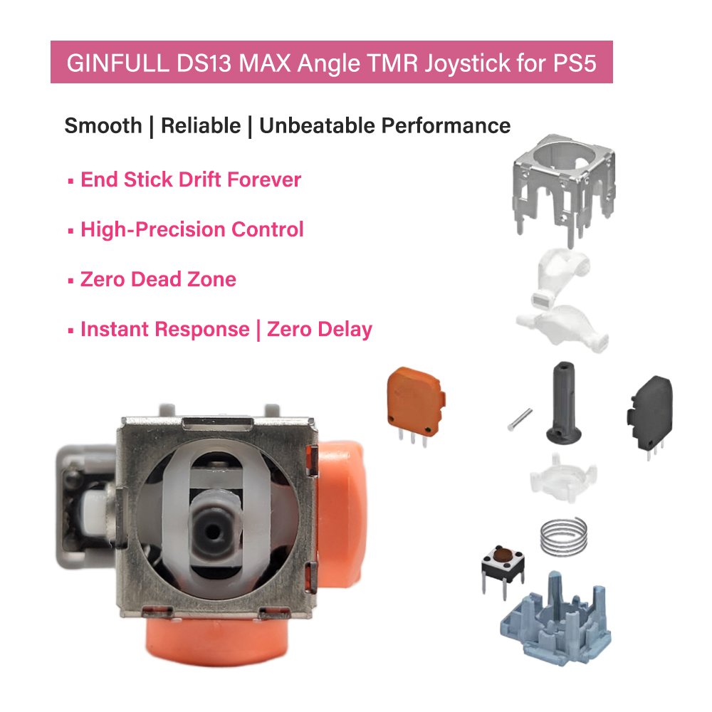 GinFull DS13 MAX Angle TMR Ele - đánh giá và giá Sony Controller Dualsense Edge