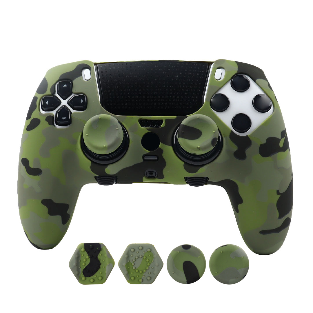 Camouflage Anti-Slip Silicone  - đánh giá và giá Sony Controller Dualsense Edge
