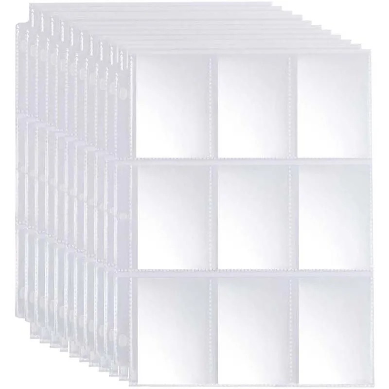 50pcs 9 Pocket Trading Gaming  - đánh giá và giá Gaming Card Holder