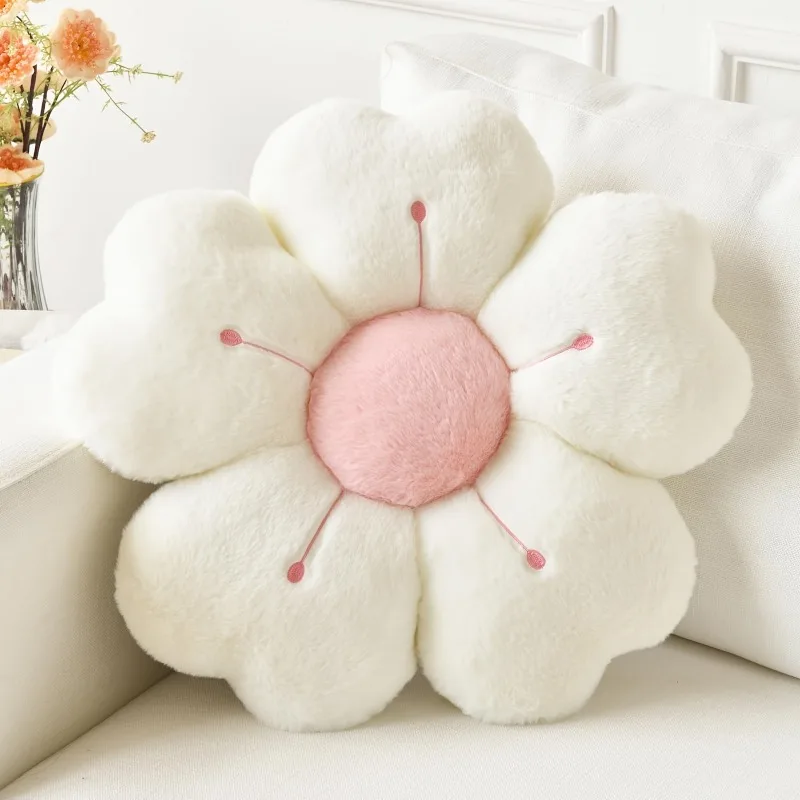 Soft Plush Flower-Shaped Plush - đánh giá và giá Gaming Chair Cushion