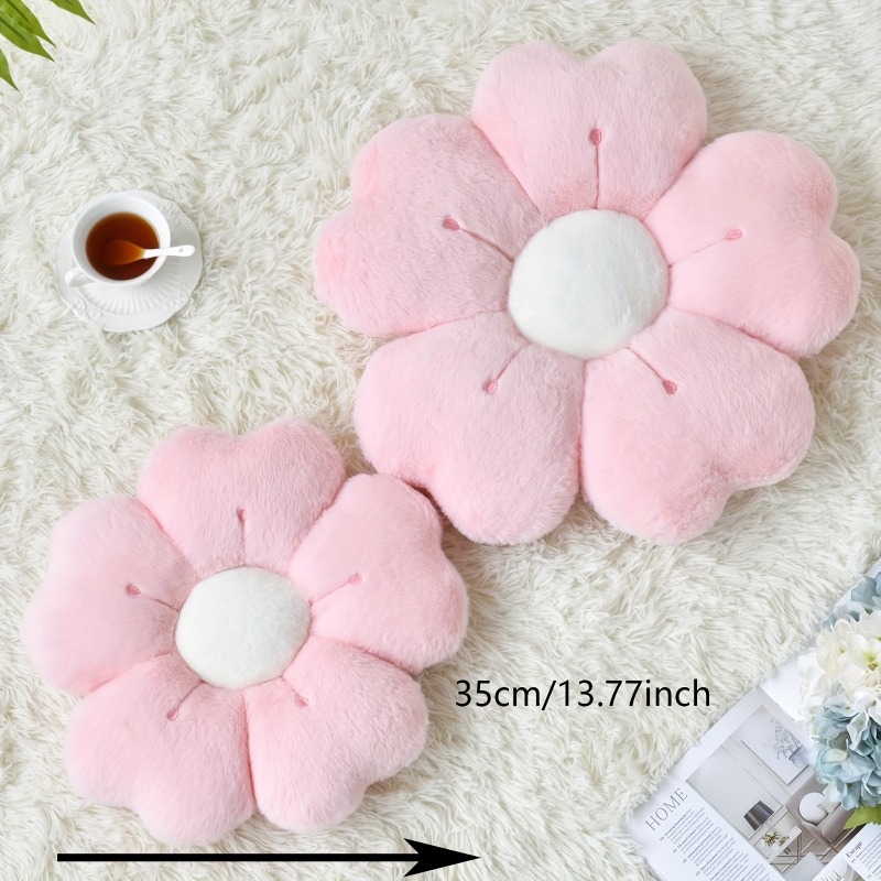 Soft Plush Flower-Shaped Plush - đánh giá và giá Gaming Chair Cushion