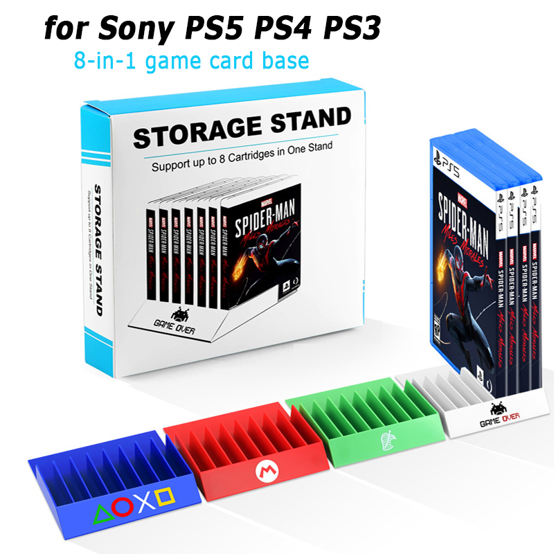 8-in-1 for PS5 Game Card Base  - đánh giá và giá Gaming Card Holder