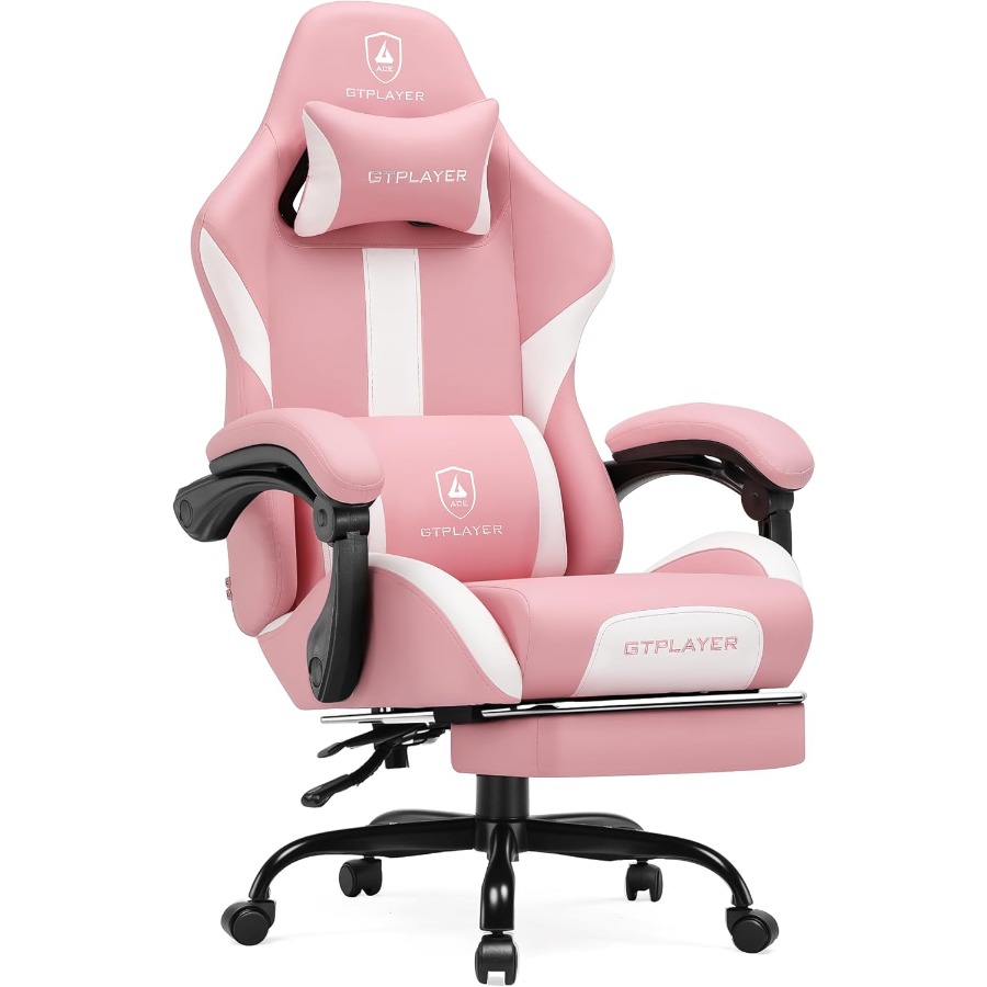 Gaming Chair with Foot Rest Po - đánh giá và giá Gaming Chair Cushion