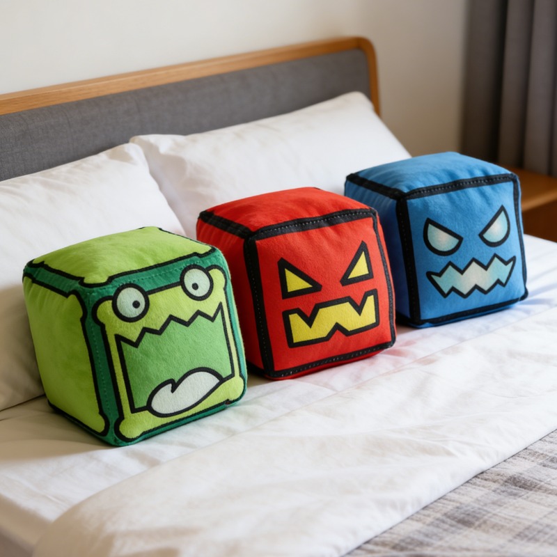 Geometryy Kawaii Throw Pillow  - đánh giá và giá Gaming Chair Cushion