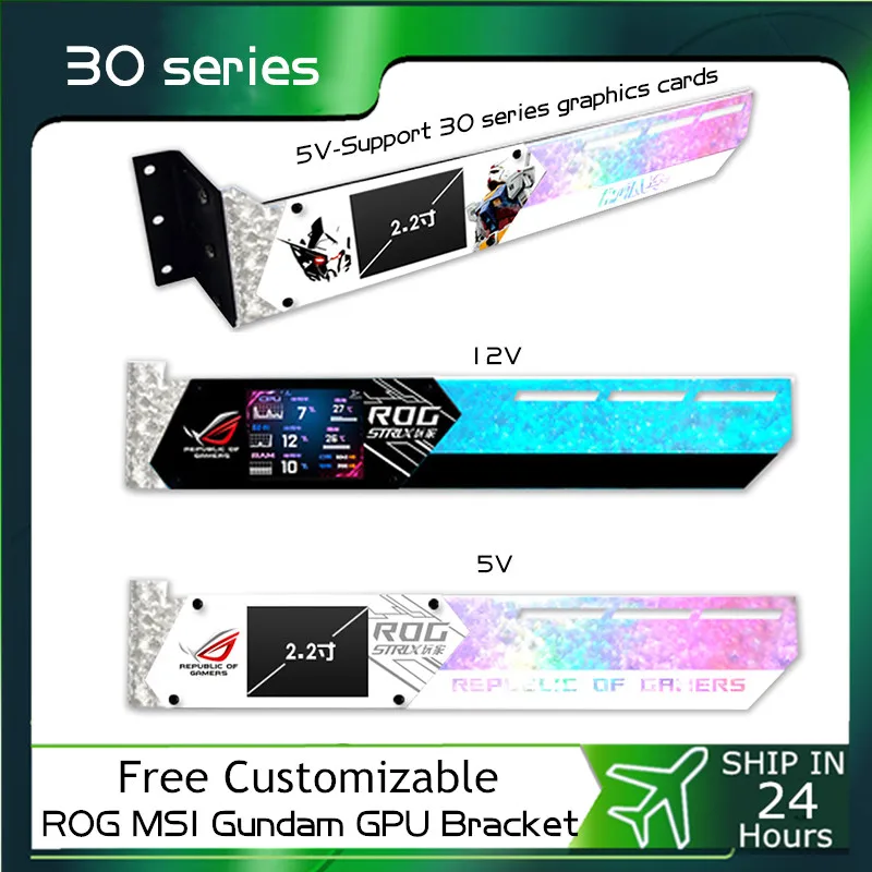 Tùy Chỉnh ARGB GPU Giá Đỡ Với  - đánh giá và giá Gaming Card Holder