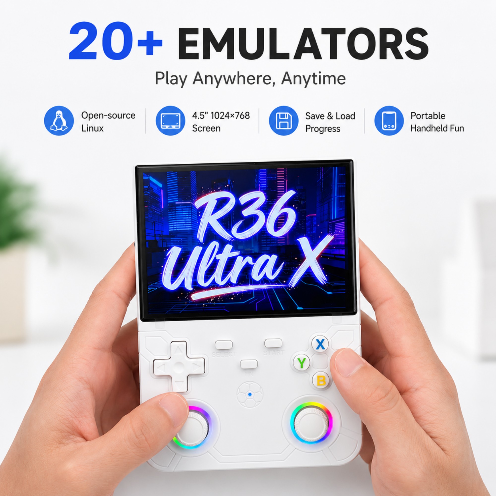 Retro Handheld Game Console R3 - đánh giá và giá Gaming Console R36