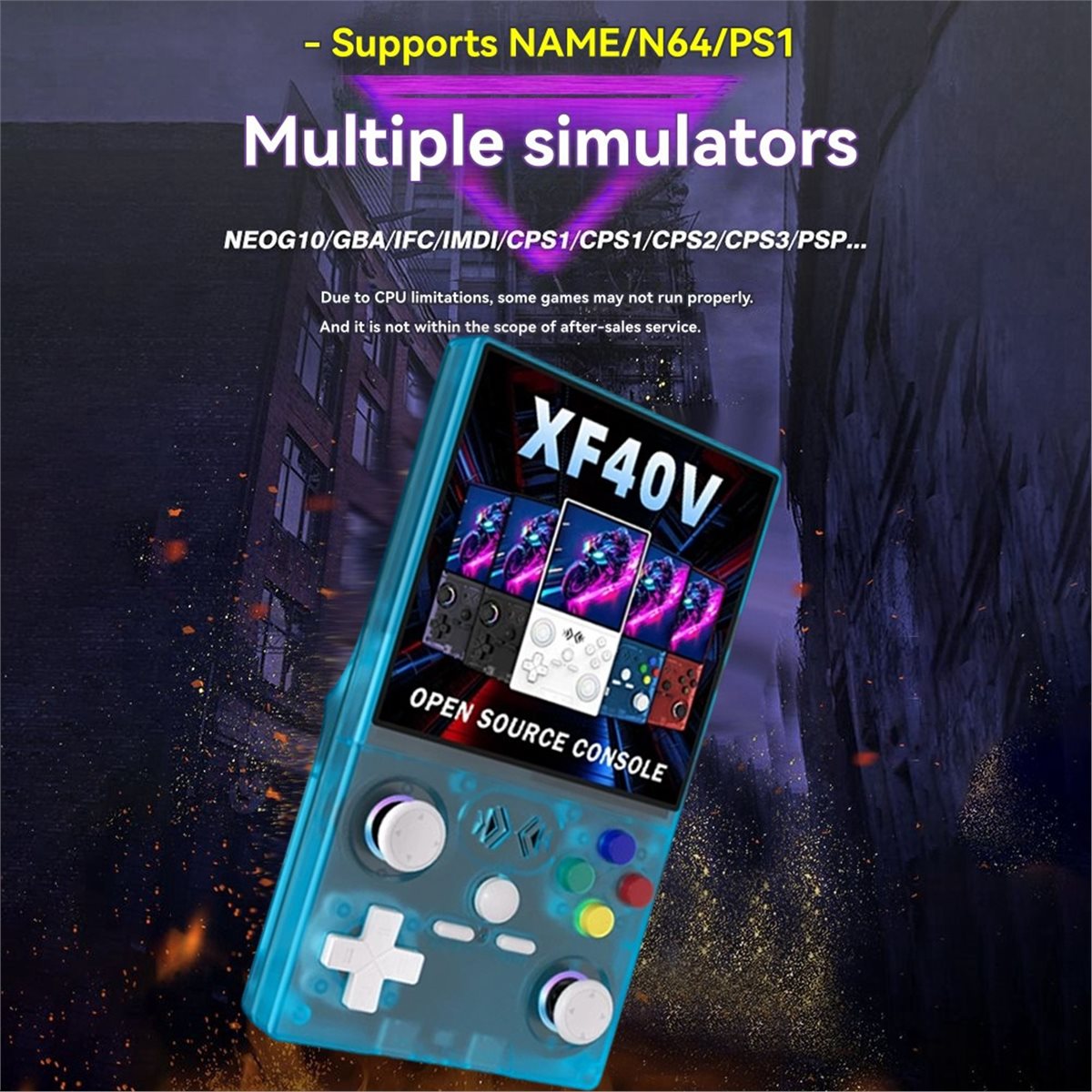 A86G NEW XF40V Retro Handheld  - đánh giá và giá Gaming Console Handheld Retro
