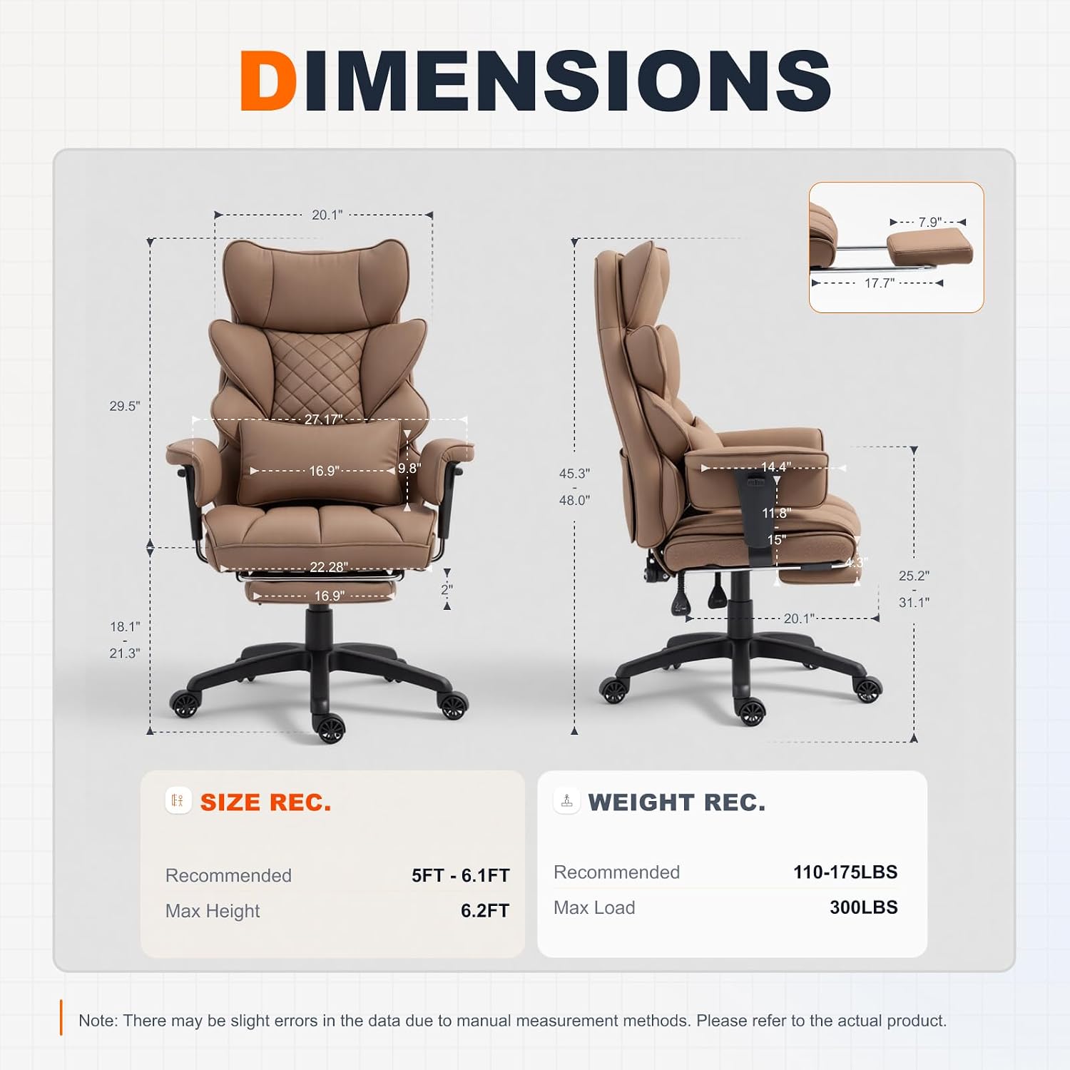 Big and Tall Office Chair with - đánh giá và giá Gaming Chair Cushion
