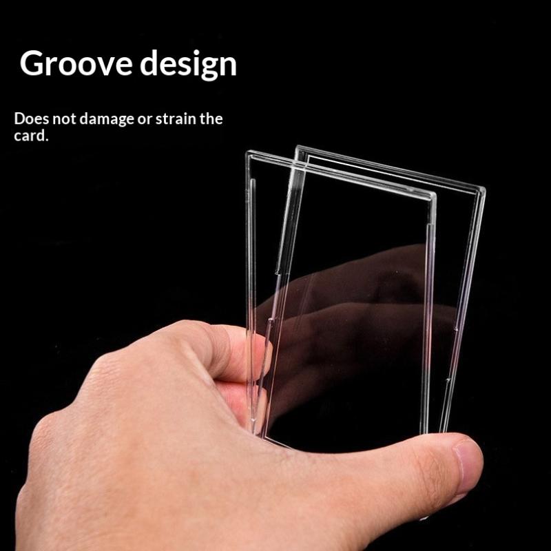 Clear Acrylic Snap Card Holder - đánh giá và giá Gaming Card Holder
