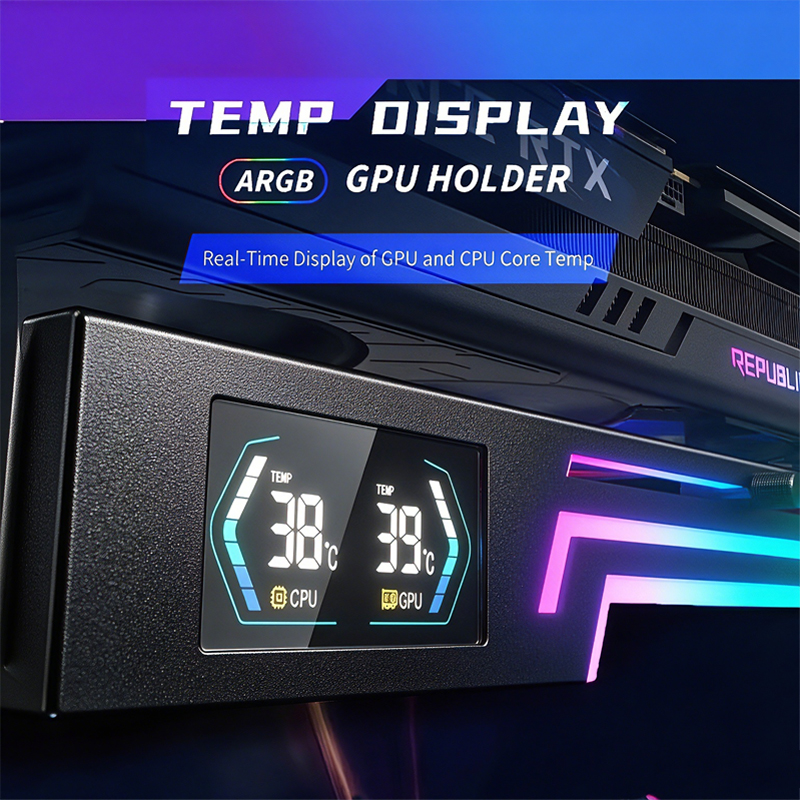 Digital ARGB Horizontal Graphi - đánh giá và giá Gaming Card Holder
